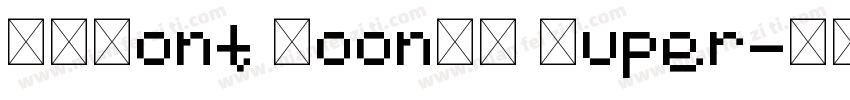 UPFont MoonGB Super字体转换